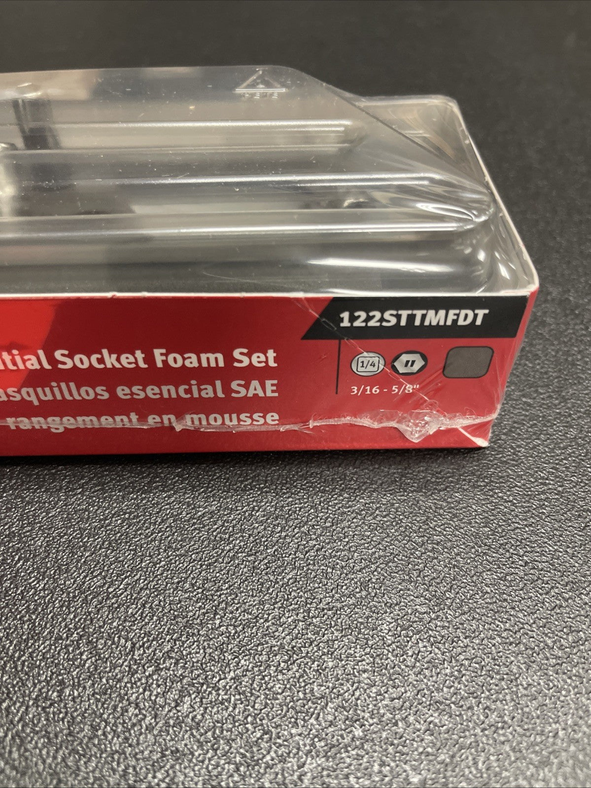New Snap-on 22pc 1/4" dr. SAE Shallow & Deep Socket Set Dark Titanium 122STTMFDT