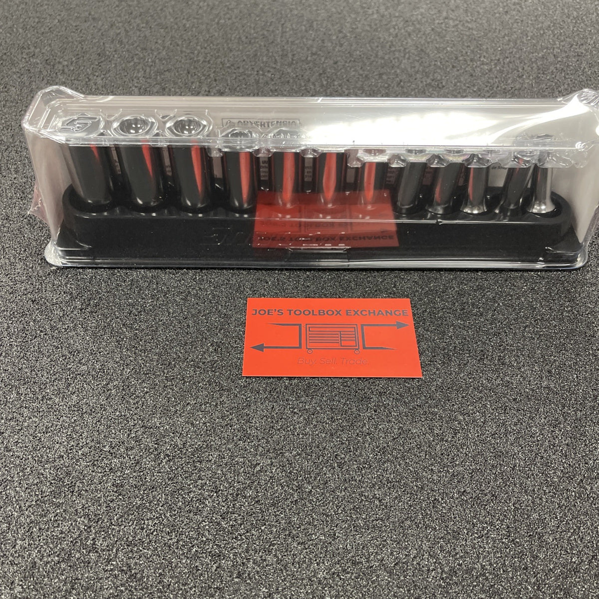 Snap-on Tools USA NEW 12pc 3/8" Drive Metric 6pt Chrome Deep Socket Set 212SFSMY