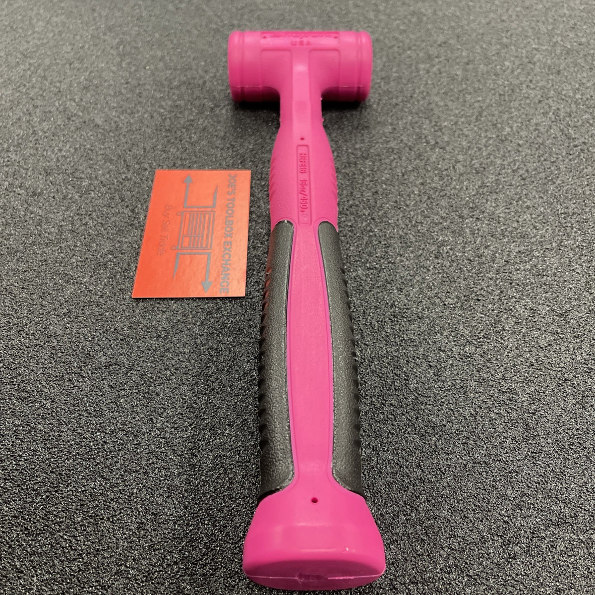 Snap-on Tools USA NEW ELECTRIC PINK 16 oz / 450g Dead Blow Hammer HBFE16