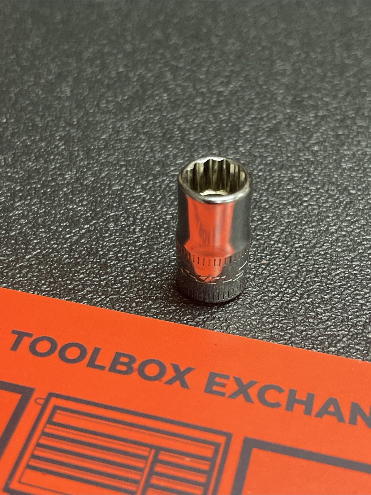 Snap-on Tools USA NEW 1/4" Drive 8mm Metric Shallow 12 POINT Chrome Socket TMMD8