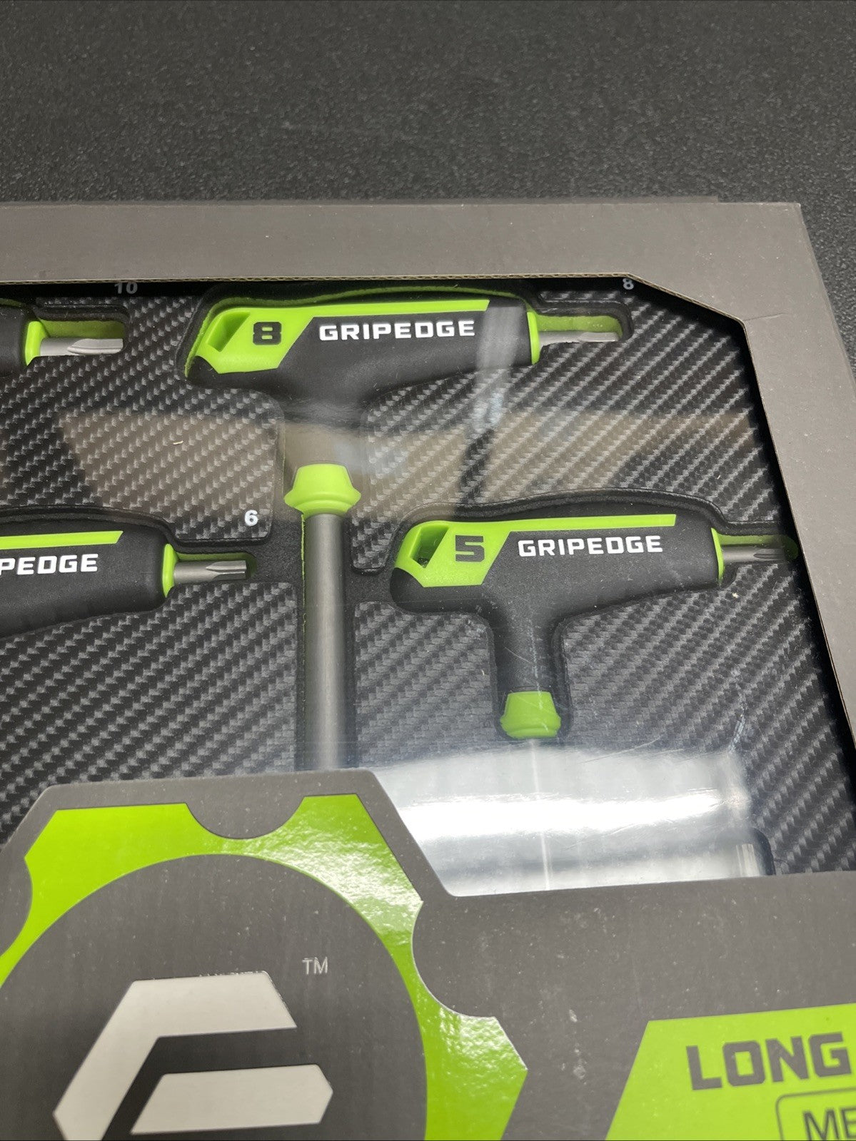 GRIPEDGE 8-PC METRIC HEX T-Handle Driver Set | Sizes - 2, 2.5, 3, 4, 5, 6, 8,...