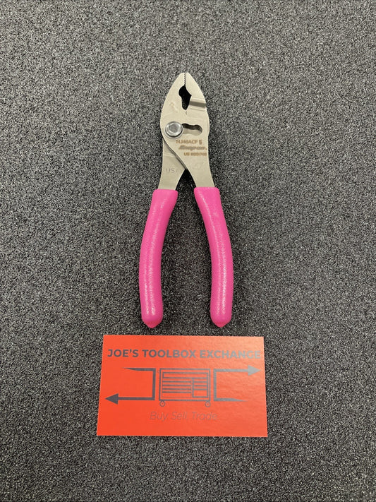Snap on Tools USA NEW ELECTRIC PINK 6" Talon FlankJaw Slip-Joint Pliers HJ46ACF