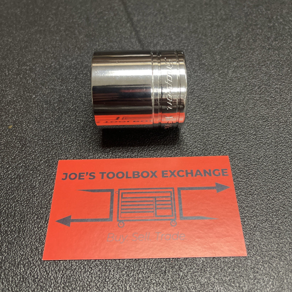 Snap-on Tools USA NEW 1/2" Drive 1-3/16" SAE 6 Point Shallow Chrome Socket TW381