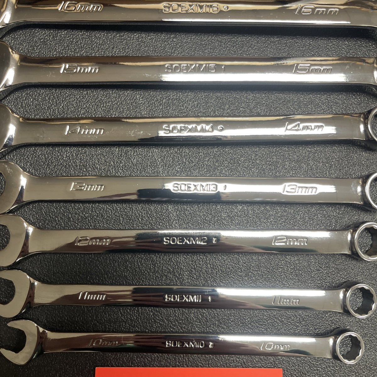 Snap-on Tools USA NEW 13pc Metric 12-Point FLANK DRIVE PLUS Wrench Set SOEXM713