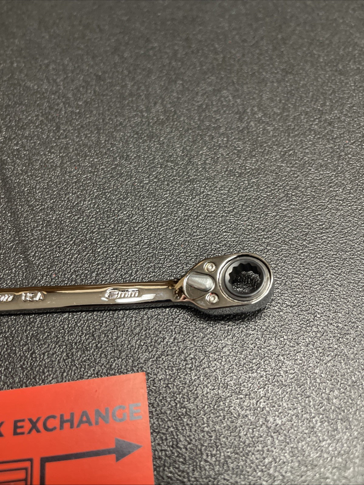 Snap-on Tools USA NEW 8mm Metric Reversible Ratcheting Combo Wrench SOXRRM8A