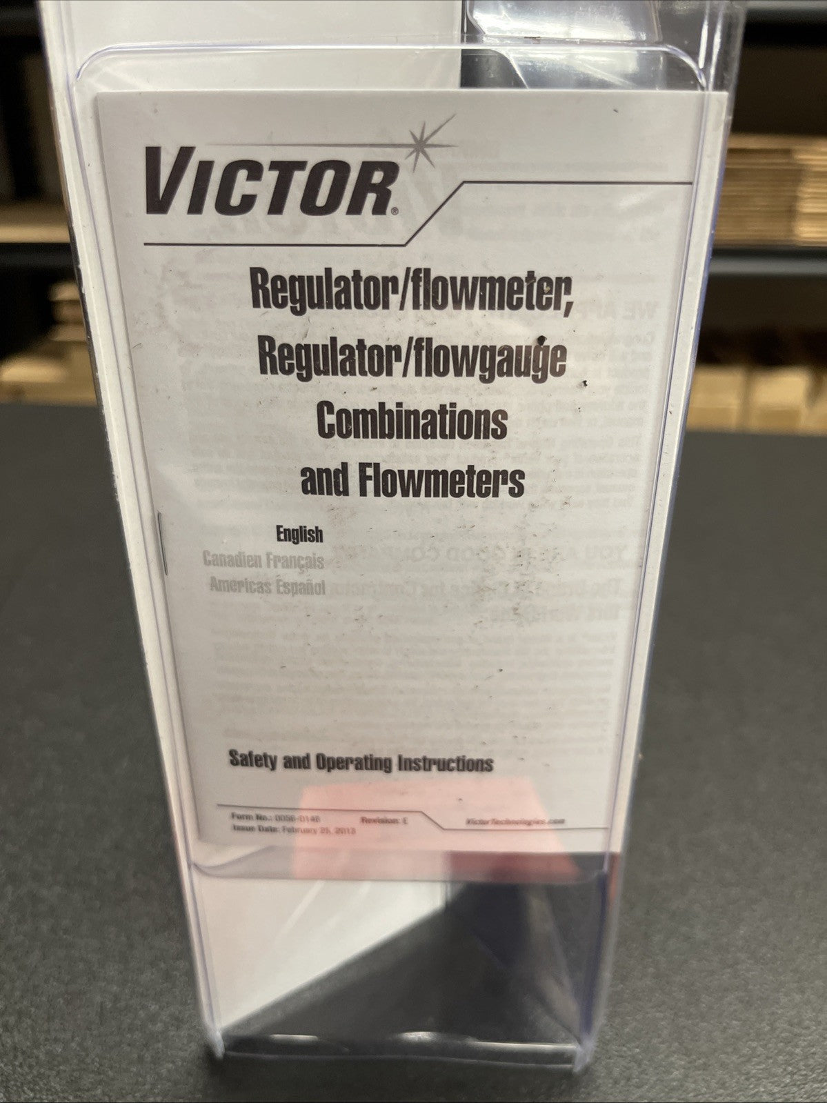 Weldmark Regulator, Flowmeter HRF2425-580 W/ 10' Hose (0781-3667)