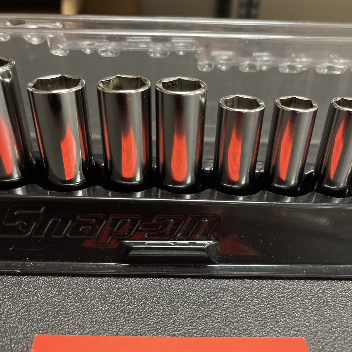 Snap-on MINT! 212SFSMY 12 Piece Metric Deep Socket Set