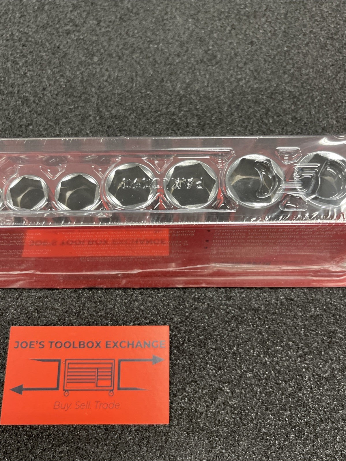 New Snap-on 3/8" Drive 1/4" thru 7/8" 6-Point Deep Socket Set 211SFSY