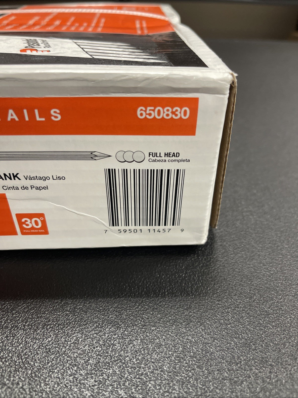 Paslode Framing Nails Smooth Full Head 30°  3"x .131" 2500ct 650830