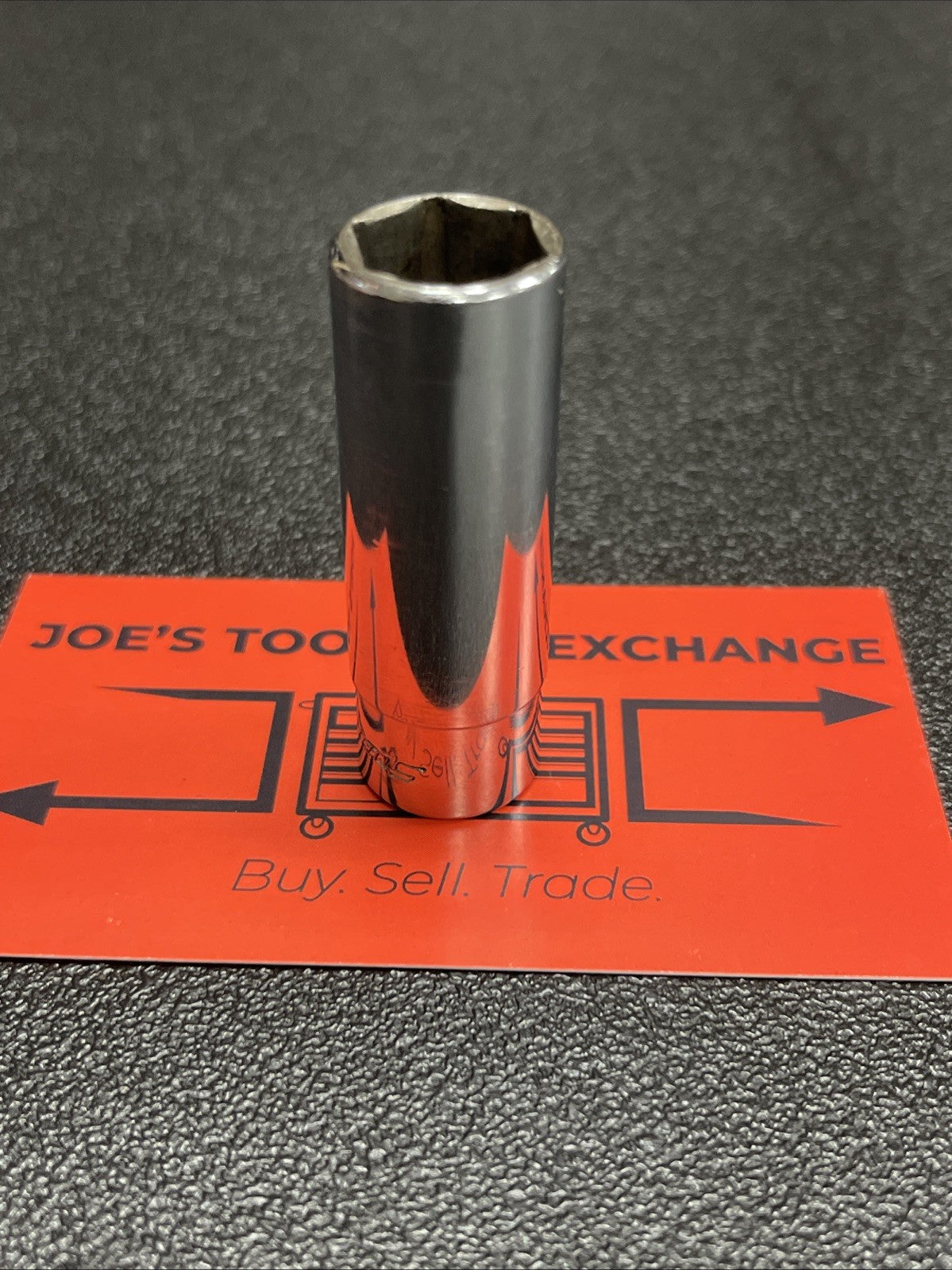 Snap On 1/2" Deep Socket 1/4" Drive 6 Point STM16 USA
