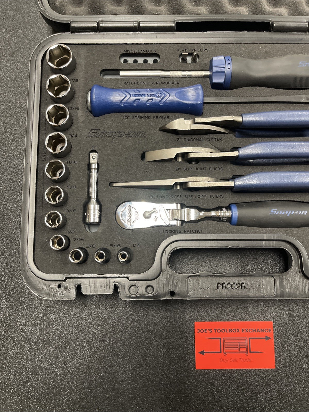 Snap-on Tools NEW 33Pc 3/8" Drive Metric & SAE General Service Set 233FSMBFMB