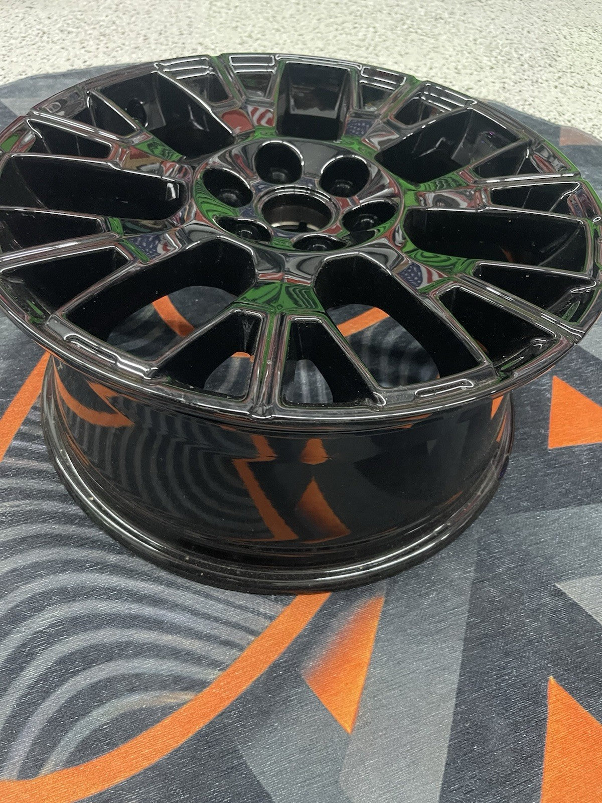 Chevy Terverse GM 18" Wheels & Caps New Take Offs 18x8 Gloss Black