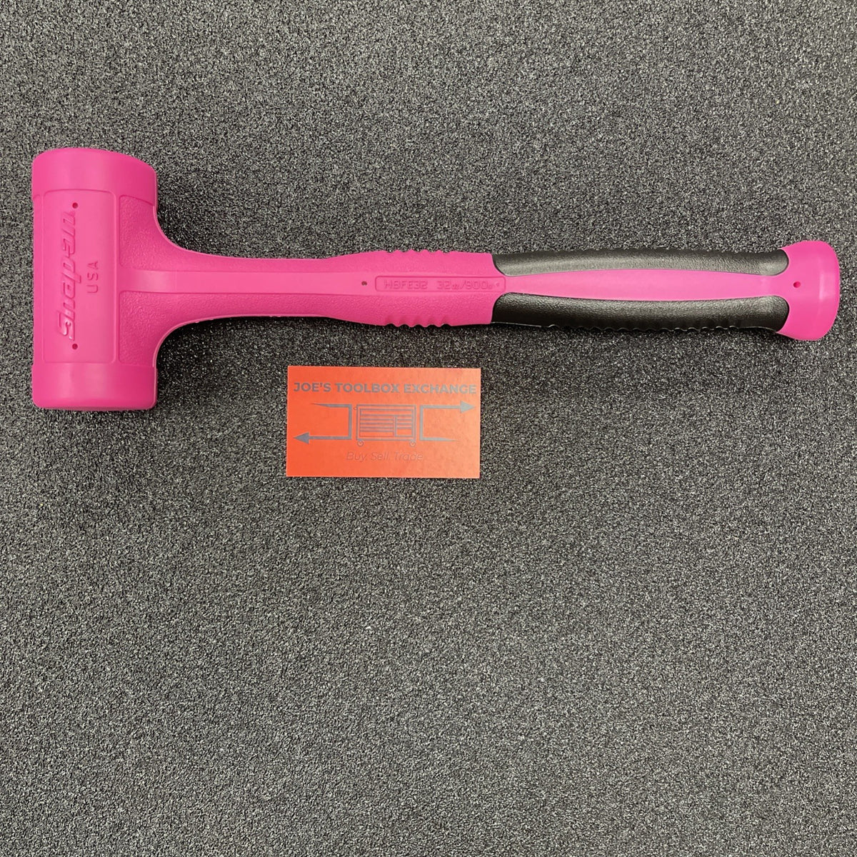 Snap-on Tools NEW ELECTRIC PINK 32oz / 900g Soft Face Dead Blow Hammer HBFE32EP