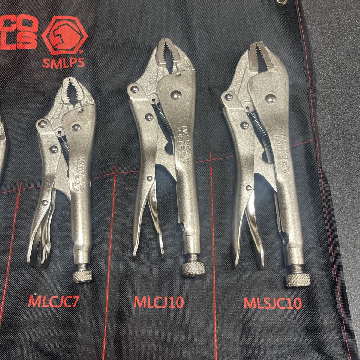 Matco Tools 5 Piece Locking Pliers Set - SMLP5