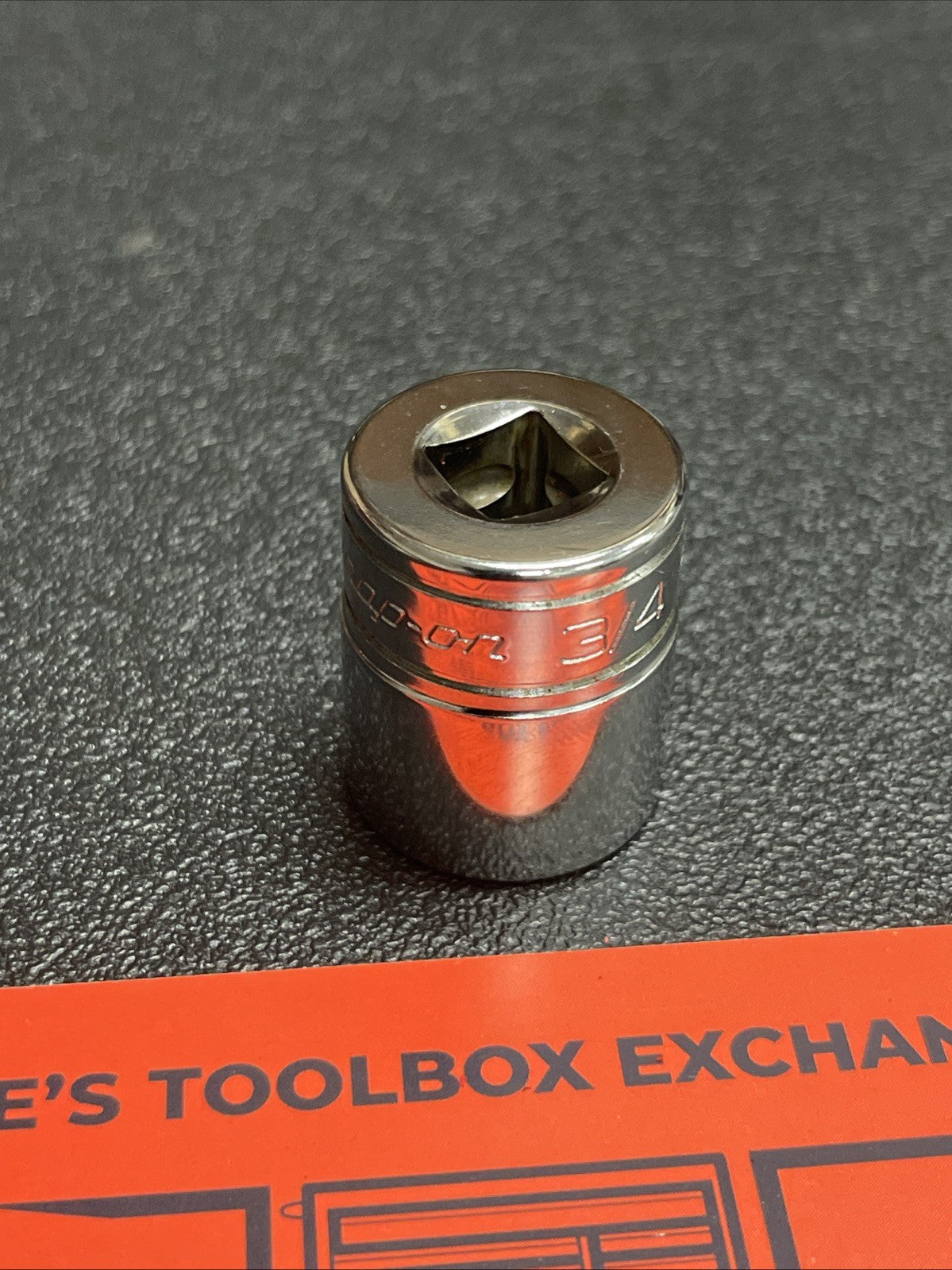 Snap-On Tools USA NEW 3/8" Drive 3/4" SAE 12 Point Shallow Chrome Socket F241
