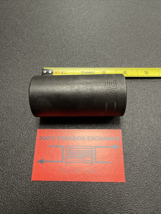 Snap-on Tools 1/2" Drive 6-POINT Metric 30mm DEEP Impact Socket SIMM300