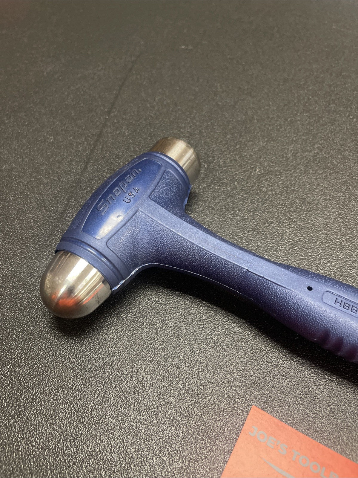Snap-on Tools USA 24oz/680g POWER BLUE Soft Grip Dead Blow Hammer HBBD24MB