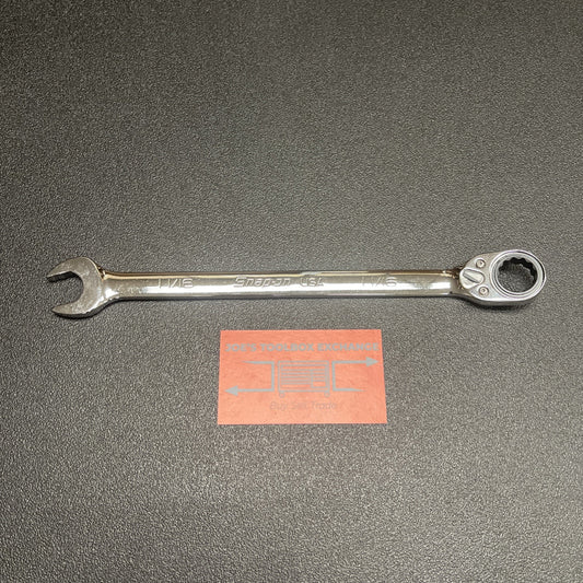 Snap-on Tools NEW 11/16" Reversible Flank Drive Plus Ratcheting Wrench SOXRR22A