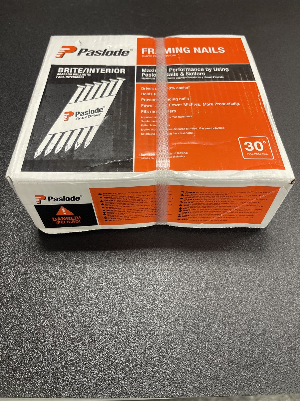 Paslode Framing Nails Smooth Full Head 30°  3"x .131" 2500ct 650830