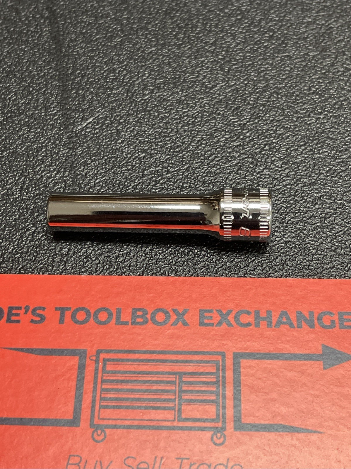 Snap-on Tools USA NEW 1/4" Drive 6mm Metric Deep 6 Point Chrome Socket STMM6