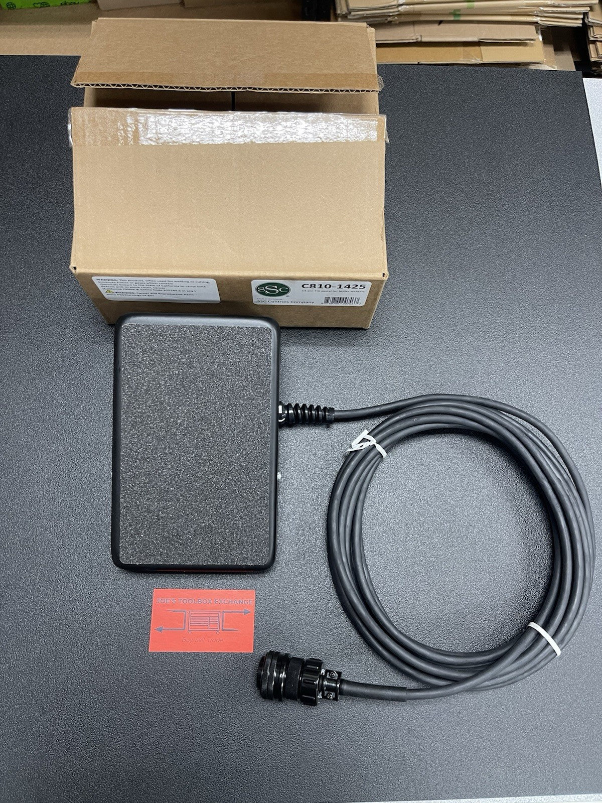 SSC C810-1425 14-pin TIG Foot Control Pedal Miller RFCS-14 301589 043554 194744
