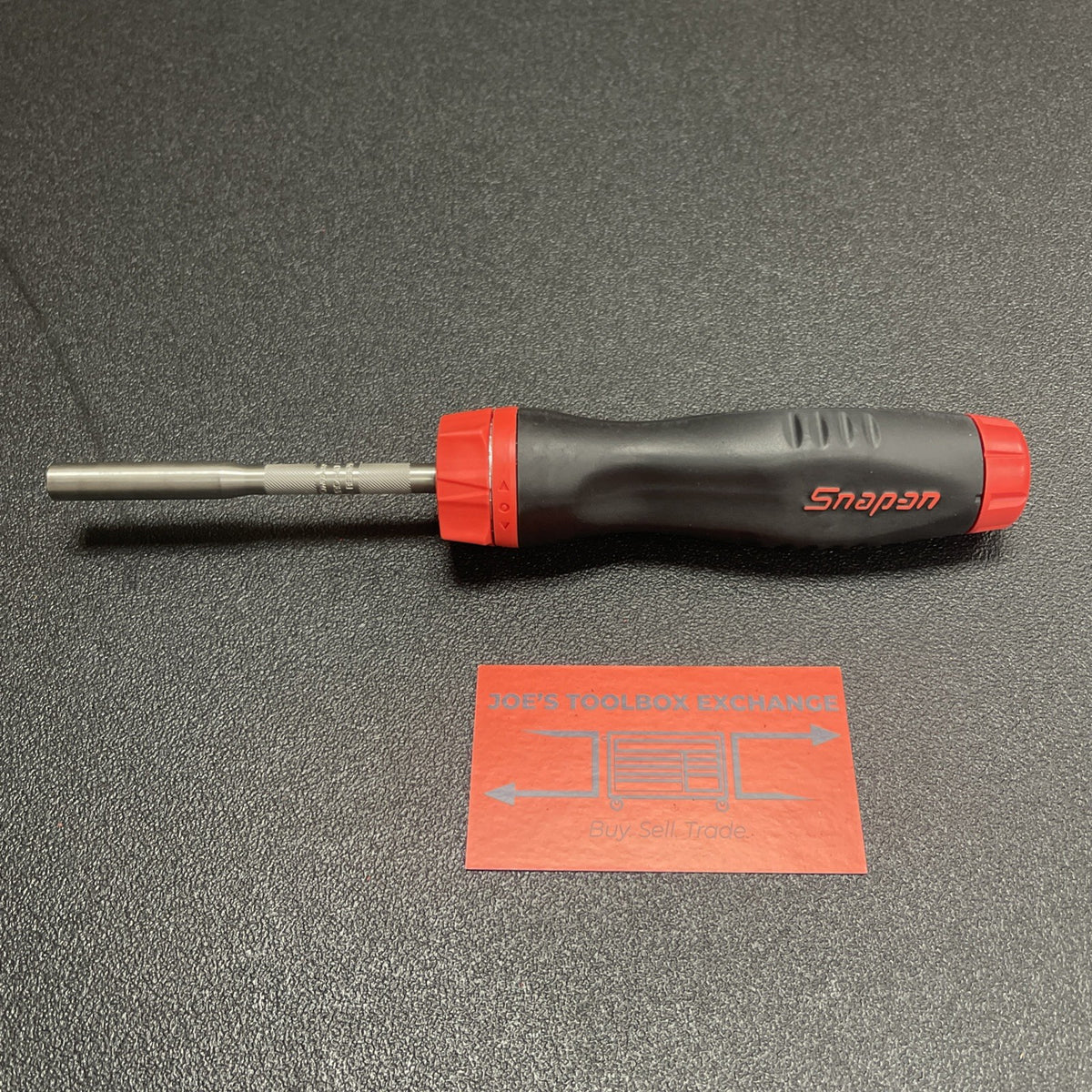 Snap On sgdmrc4a soft grip standard ratcheting screwdriver with 6 bits new
