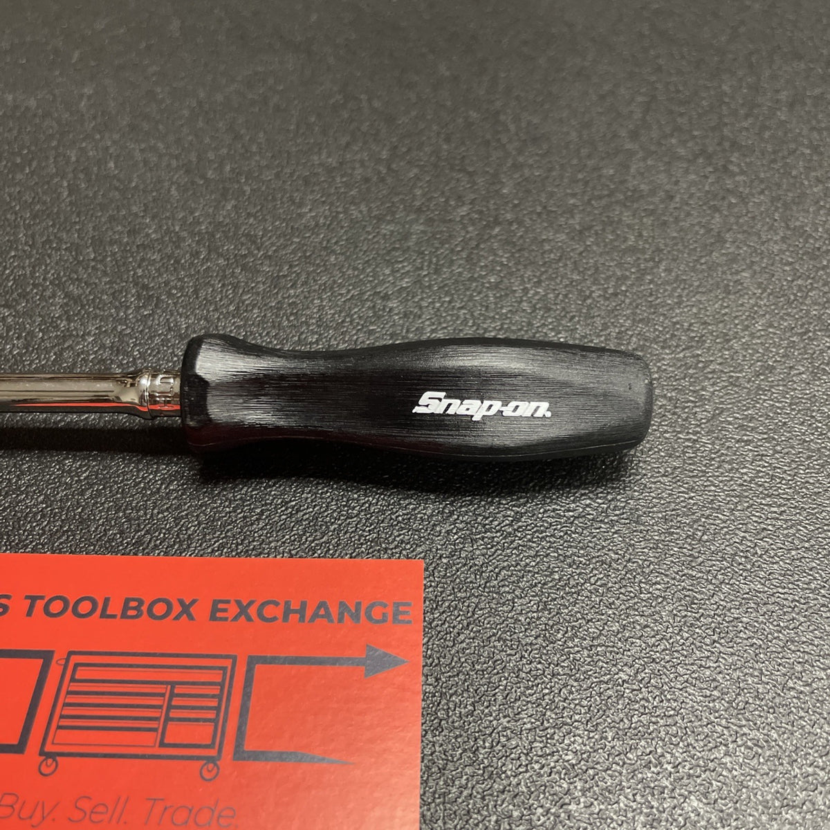 Snap-on USA NEW 1/4" Dr. CLASSIC BLACK Hard Handle Long Ratchet THLD72BK THLD72