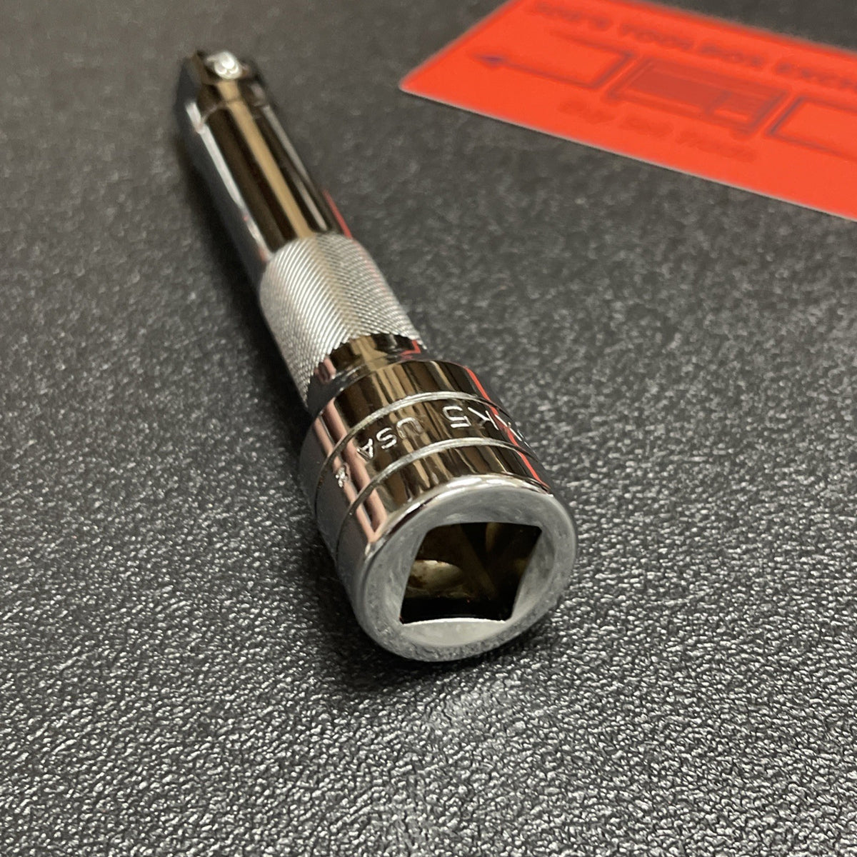 Snap-on Tools USA NEW 1/2" Drive 5" Length Chrome Knurled Socket Extension SXK5