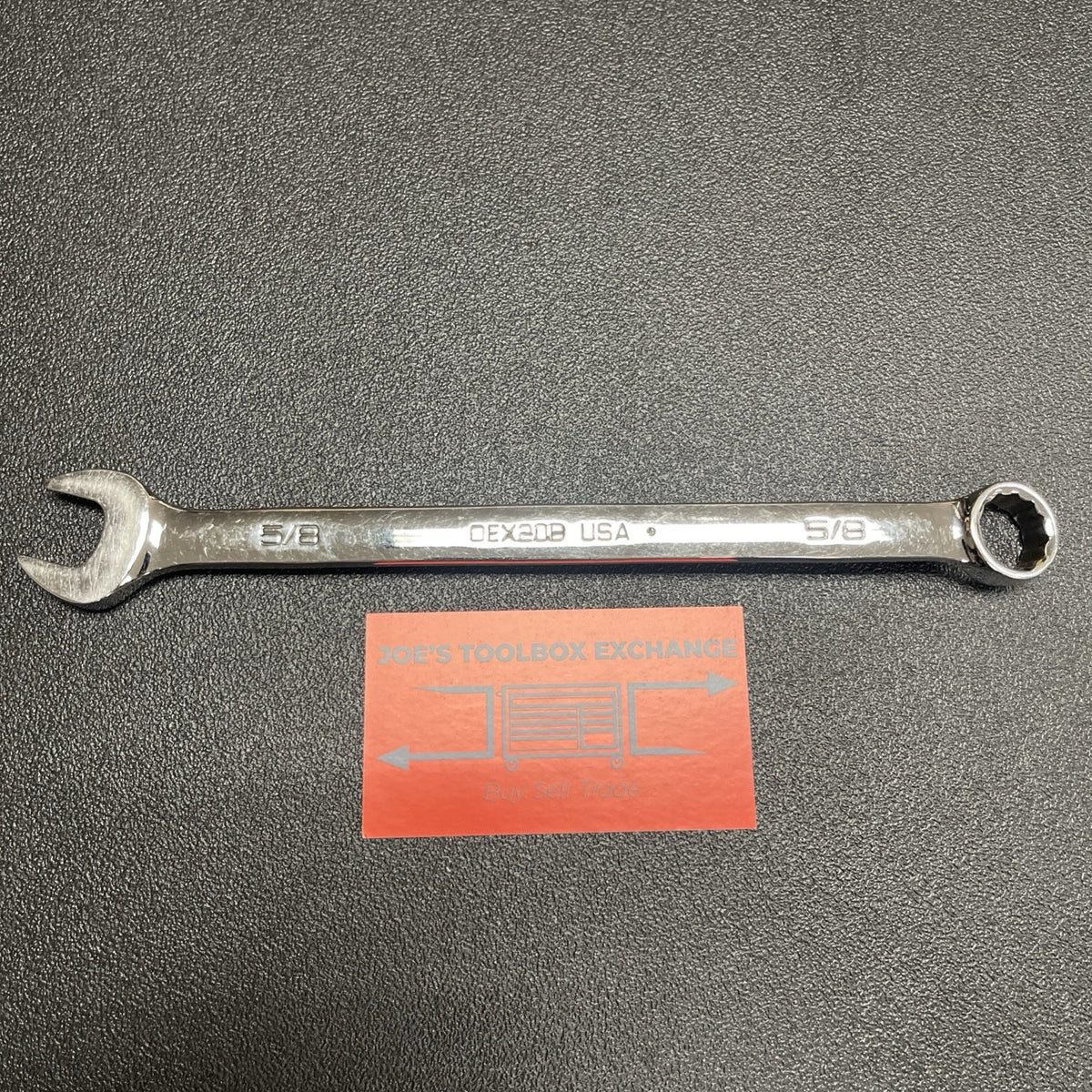 Snap-on Tools USA 5/8" SAE Standard Length Chrome Combo Wrench OEX20B