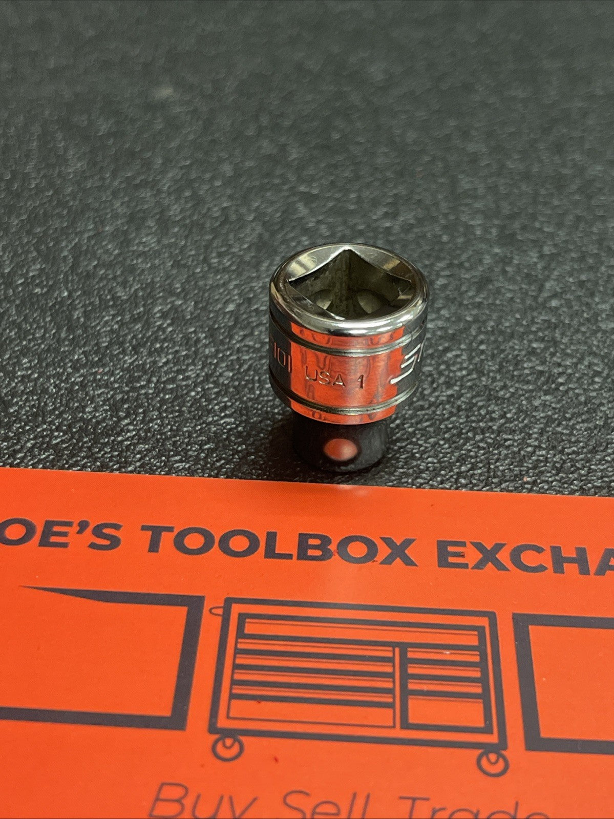 Snap-on Tools USA NEW 3/8" Drive 12-POINT SAE 5/16” Shallow Chrome Socket F101