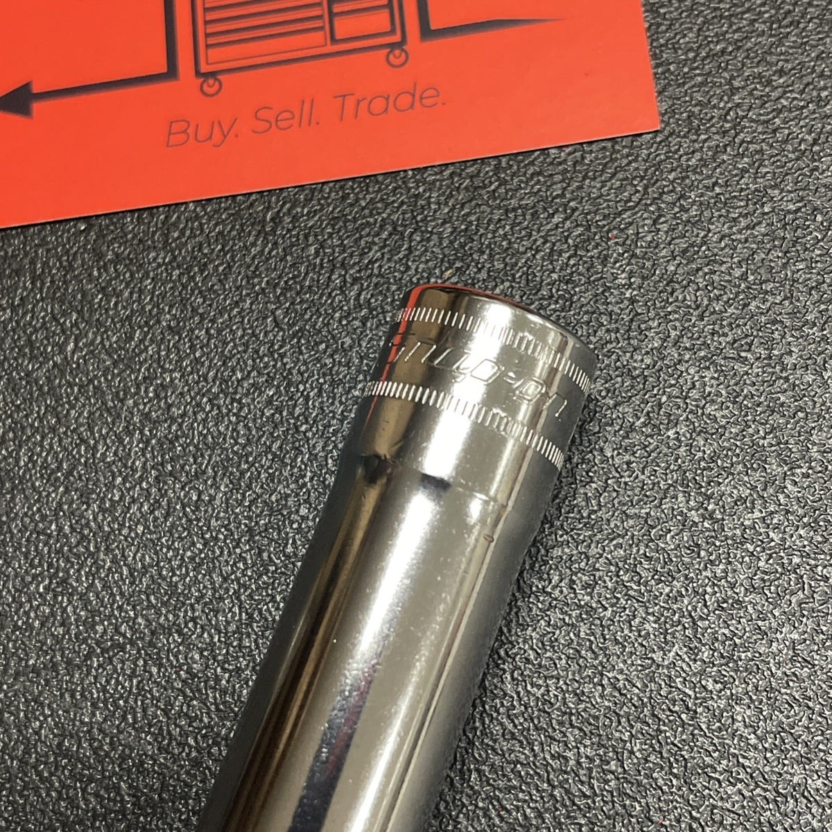 Snap-on Tools USA NEW 1/2" Drive 15mm Metric 6 Point Deep Chrome Socket TSM15A