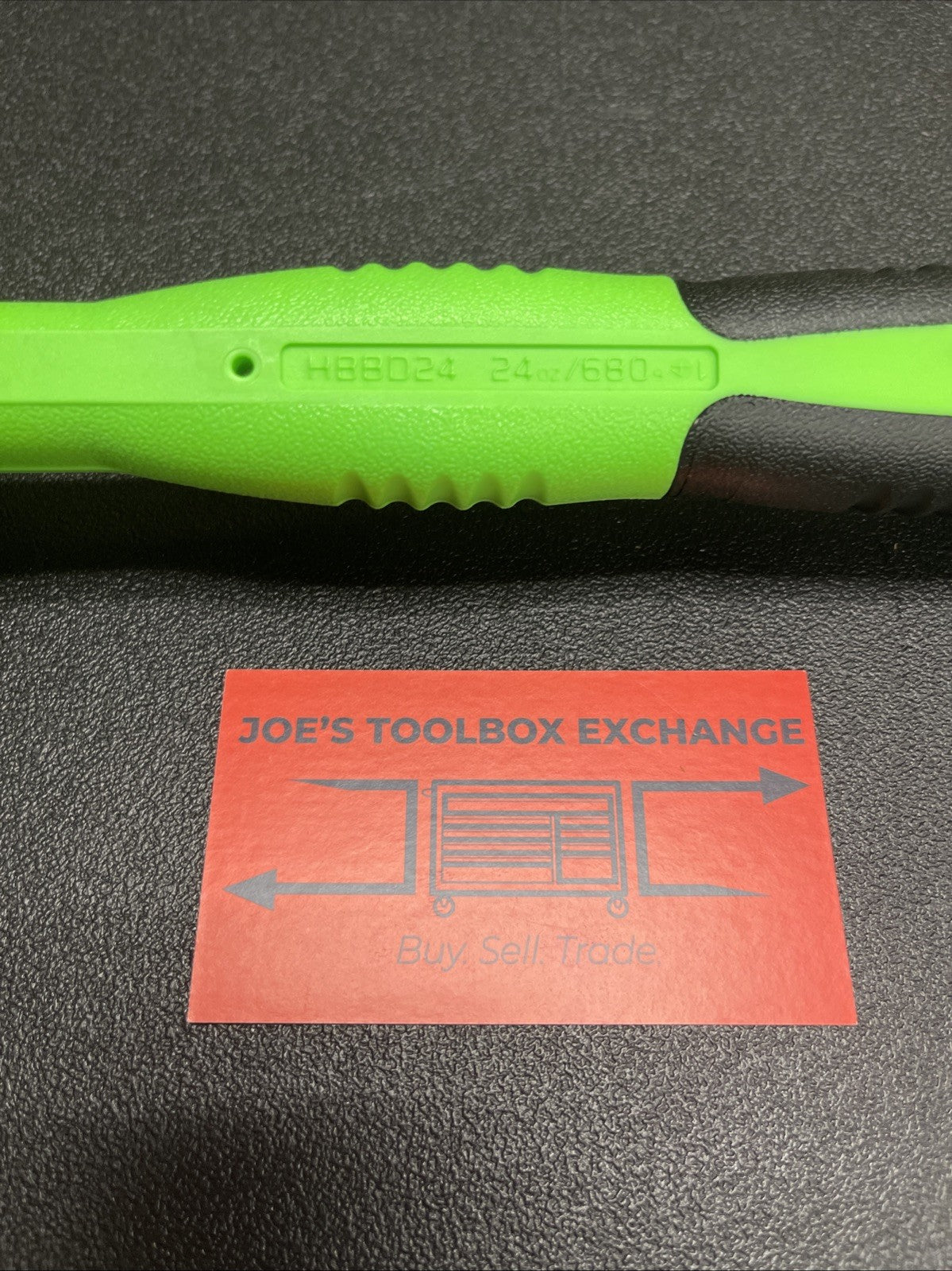 Snap-on Tools USA NEW 24oz/680g GREEN Soft Grip Dead Blow Hammer HBBD24G