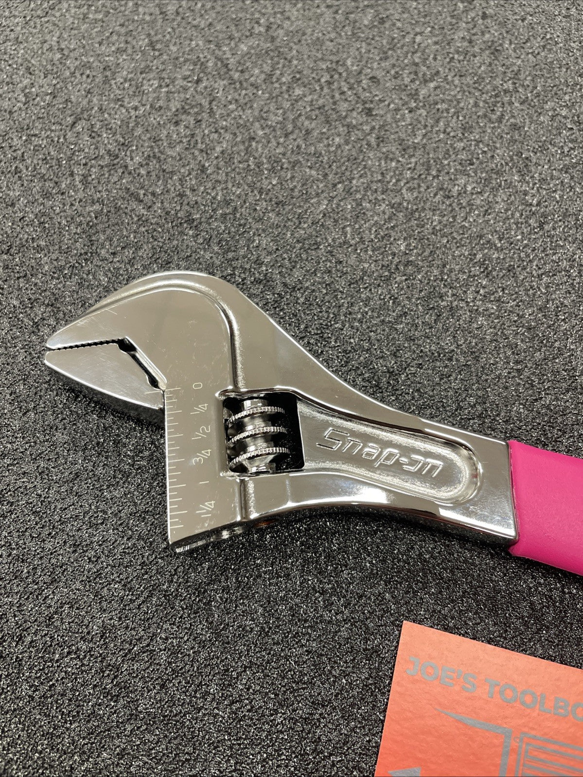 Snap-on Tools NEW 12" ELECTRIC PINK Flank Drive PLUS Adjustable Wrench FADH12CEP