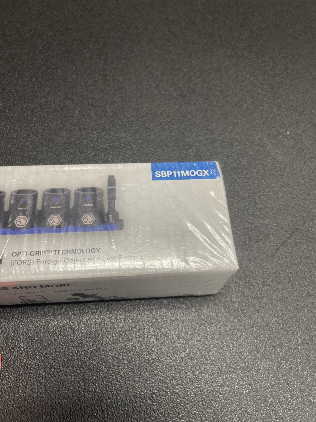 Matco Tools 11 Piece 3/8" Drive Metric Opti-Grip Socket Extractor Set SBP11MOGX