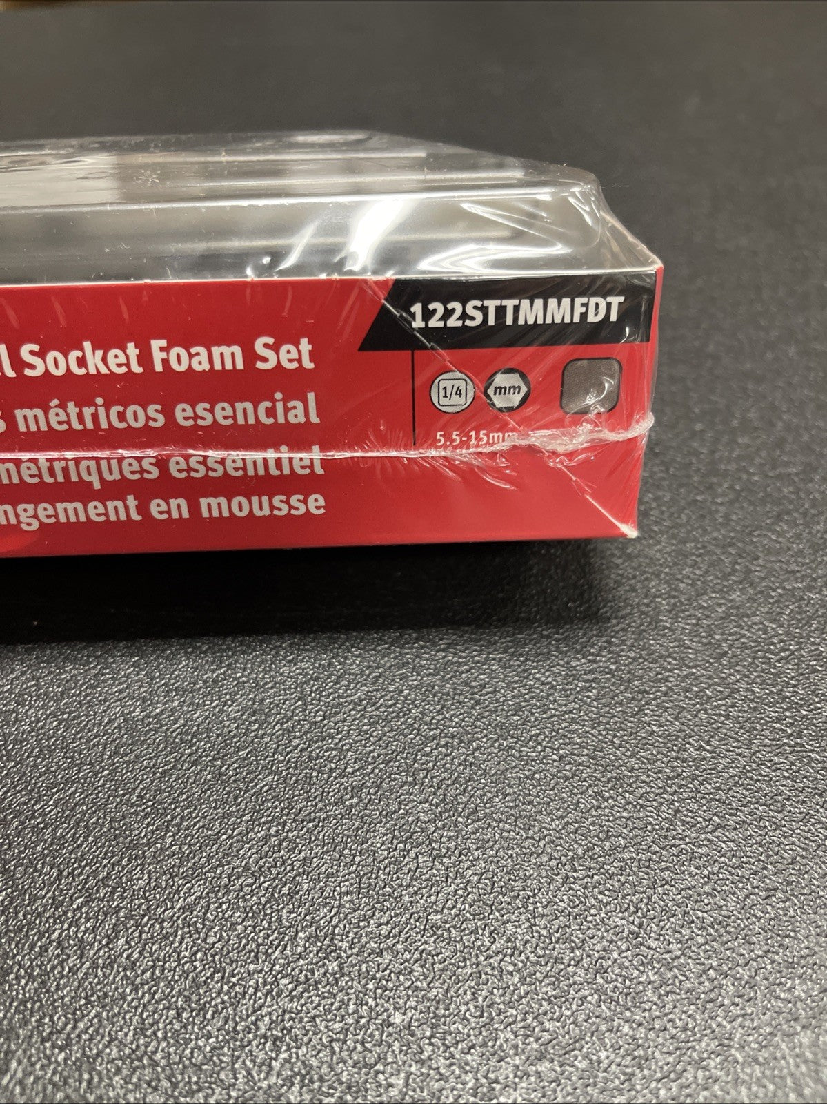 New Snap-on 22pc 1/4" drive Metric  Shallow & Deep Socket Set 122STTMMFDT