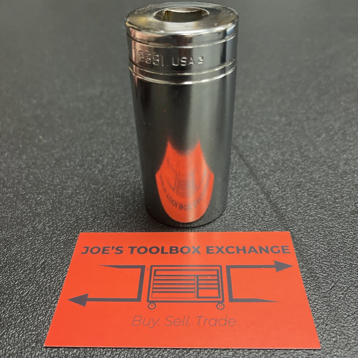 Snap-on Tools USA NEW 1/2" Drive 1-3/16" SAE Deep 6 Point Chrome Socket TS381