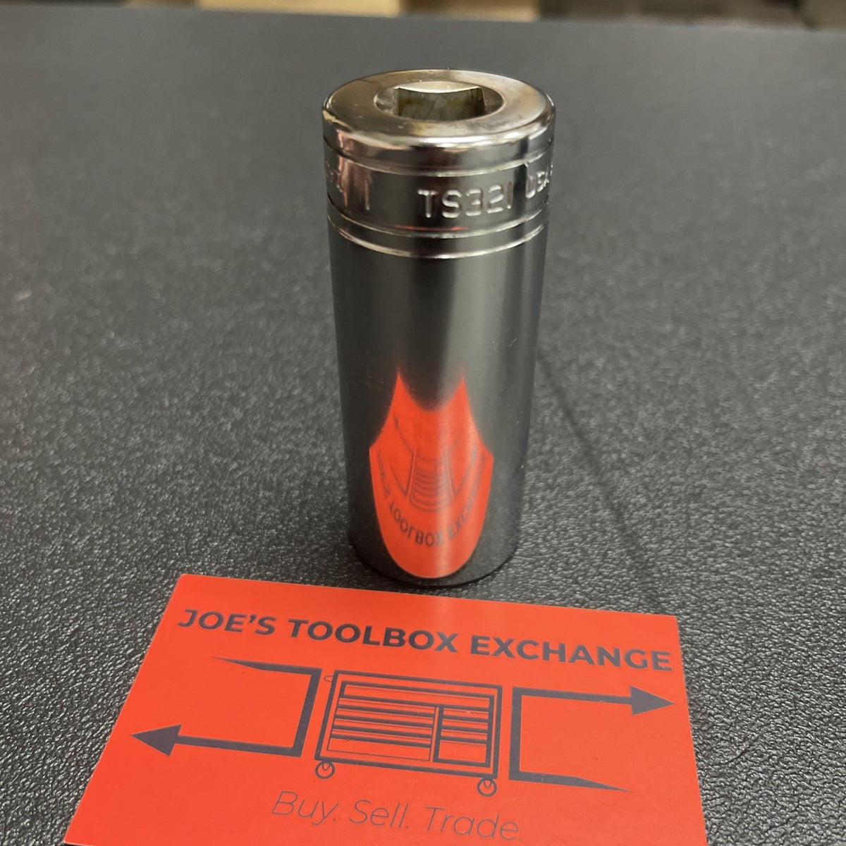 Snap-on Tools USA NEW 1/2" Drive 1" SAE Deep 6 Point Chrome Socket TS321