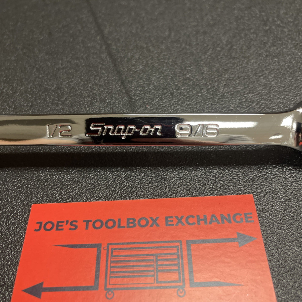 Snap-On Tools SAE NEW 1/2" 9/16" SAE Double Flare Nut 6pt Line Wrench RXFS1618B
