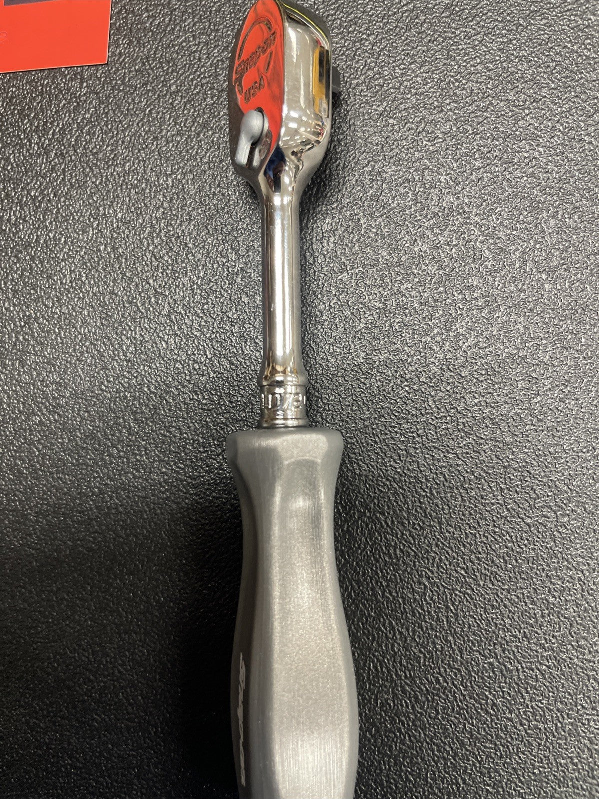 Snap-on Tools Dark Titanium Gray 1/4" Hard Grip Fixed Ratchet THLD72DT THLD72