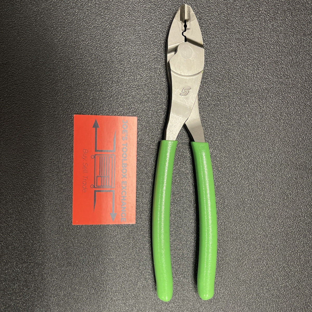 Snap-on Tools USA NEW GREEN Soft Grip 9" Wire Terminal Crimping Tool 29ACFG