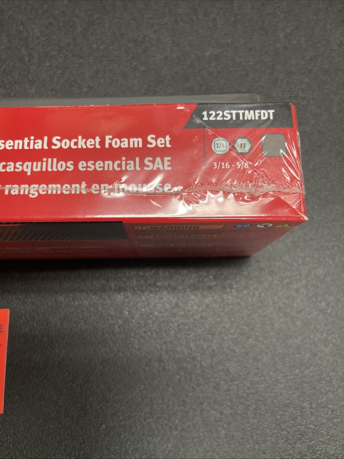 New Snap-on 22pc 1/4" dr. SAE Shallow & Deep Socket Set Dark Titanium 122STTMFDT