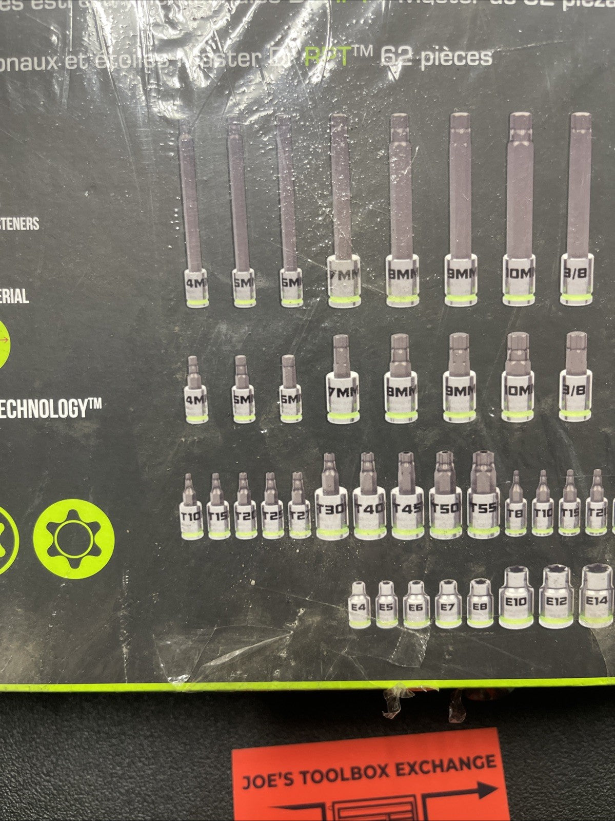 Grip Edge Master RPT Hex & Star Driver Set, 62 Piece MHST62S GripEdge