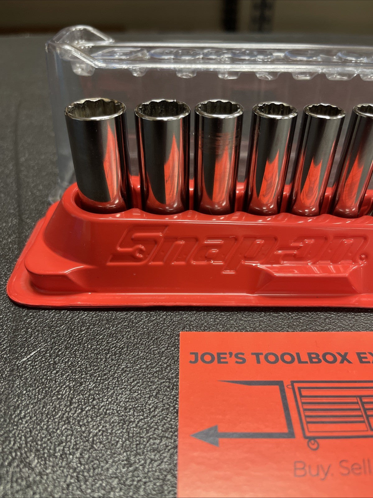 Snap-on Tools USA NEW 10-Piece 1/4" Drive 12-POINT SAE Deep Socket Set 110STMDY