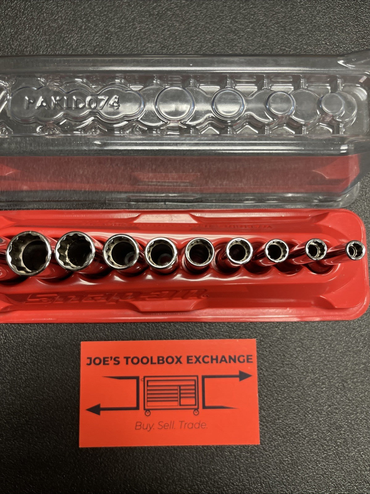 Snap-on Tools USA NEW 10-Piece 1/4" Drive 12-POINT SAE Deep Socket Set 110STMDY
