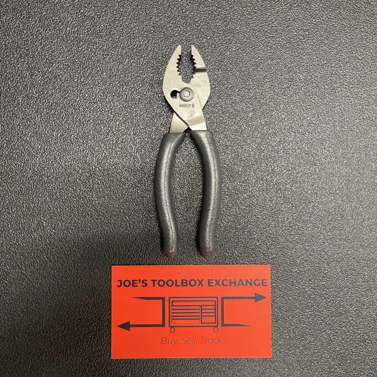 Snap-on Tools NEW DARK TITANIUM 4" Soft Grip Mini Combo Slip Joint Pliers 44BCF