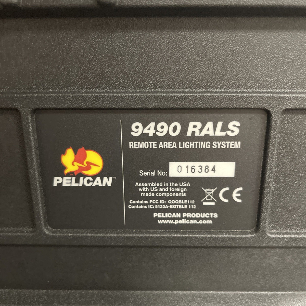 PELICAN 9460 RALS REMOTE AREA LIGHTING SYSTEM WITH BATTERY AND CHARGER