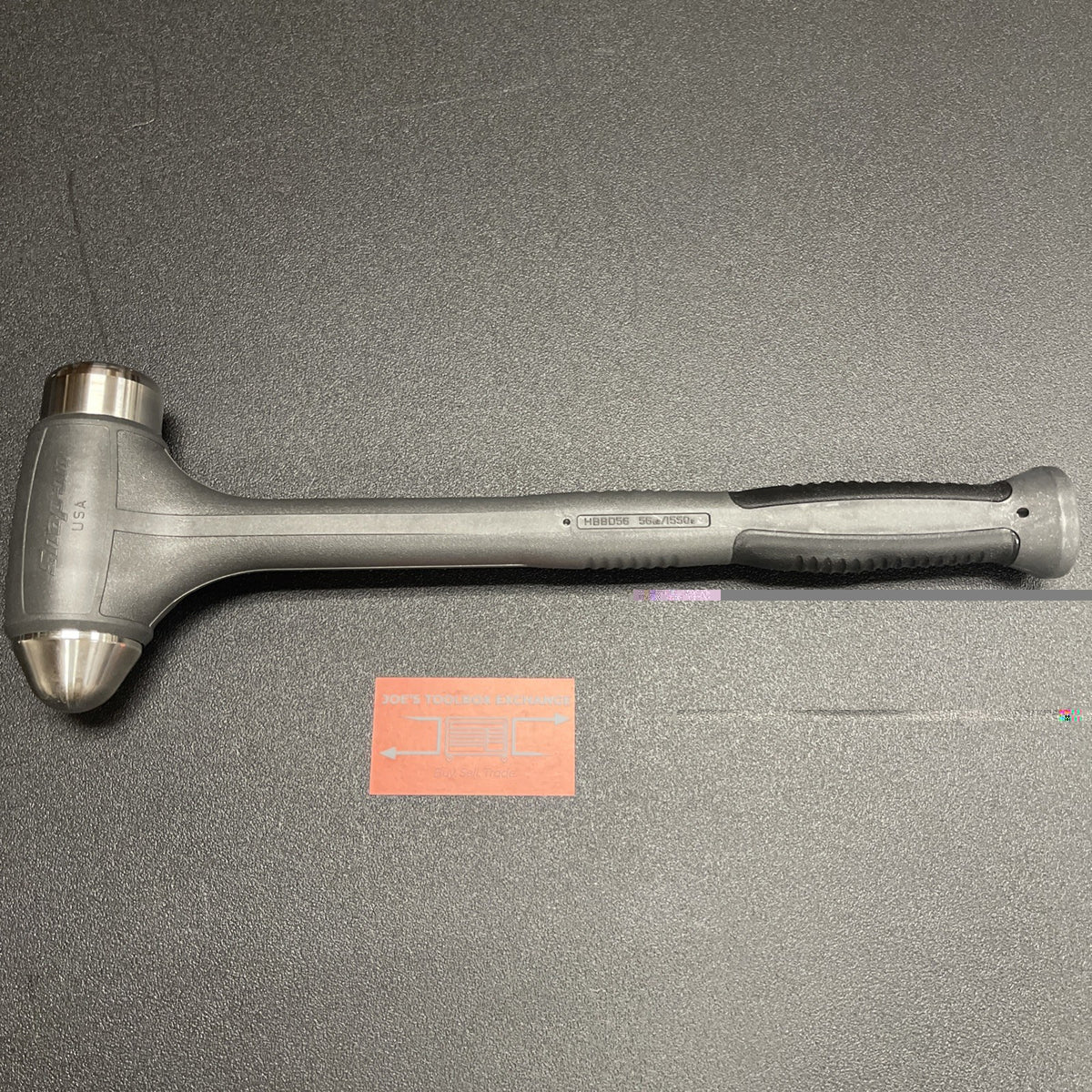 Snap-on Tools NEW DARK TITANIUM 56oz / 1550g Soft Grip Dead Blow Hammer HBBD56DT