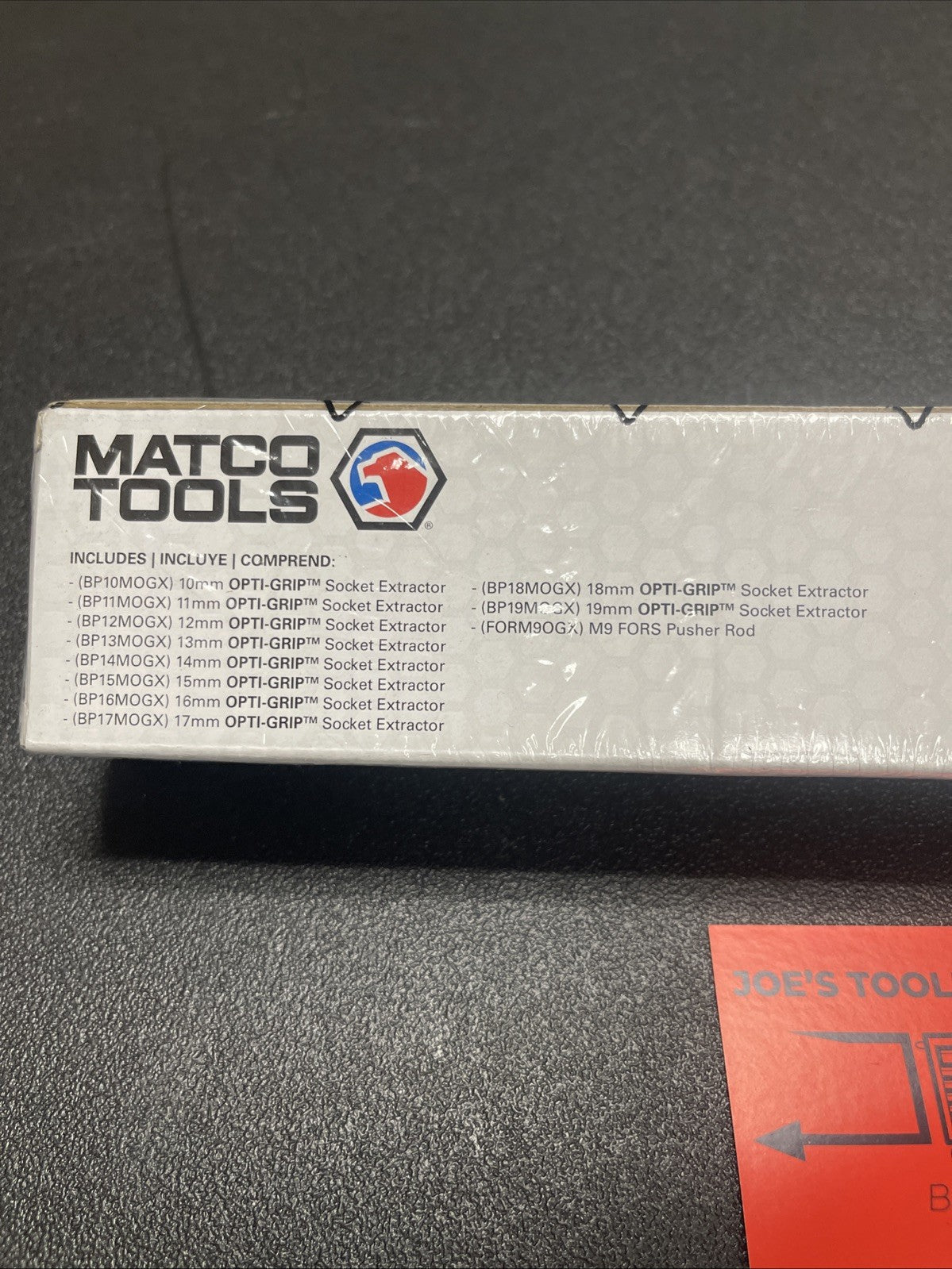 Matco Tools 11 Piece 3/8" Drive Metric Opti-Grip Socket Extractor Set SBP11MOGX