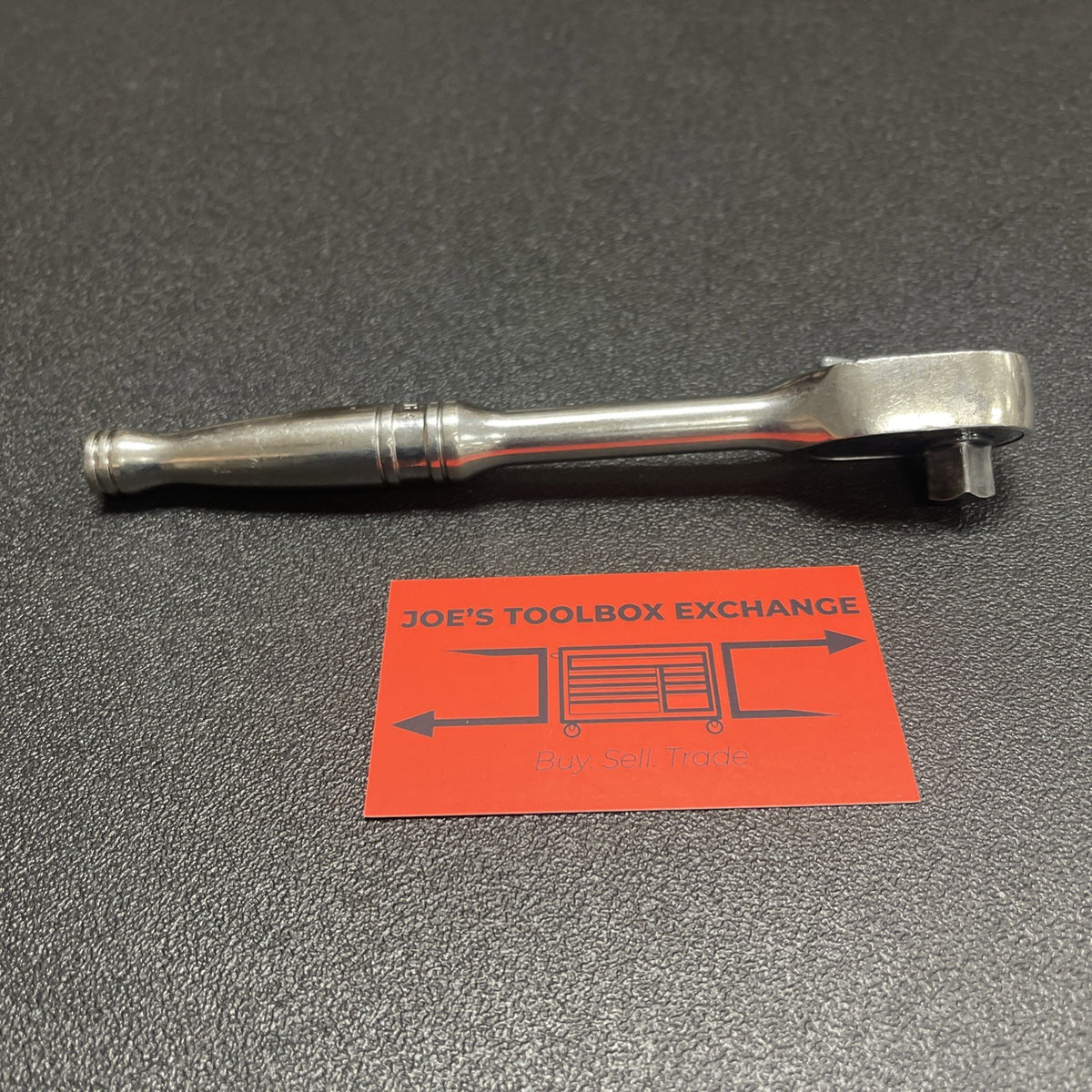 Snap-On F936 3/8" Drive Chrome Handle Fixed-Head Ratchet  USA