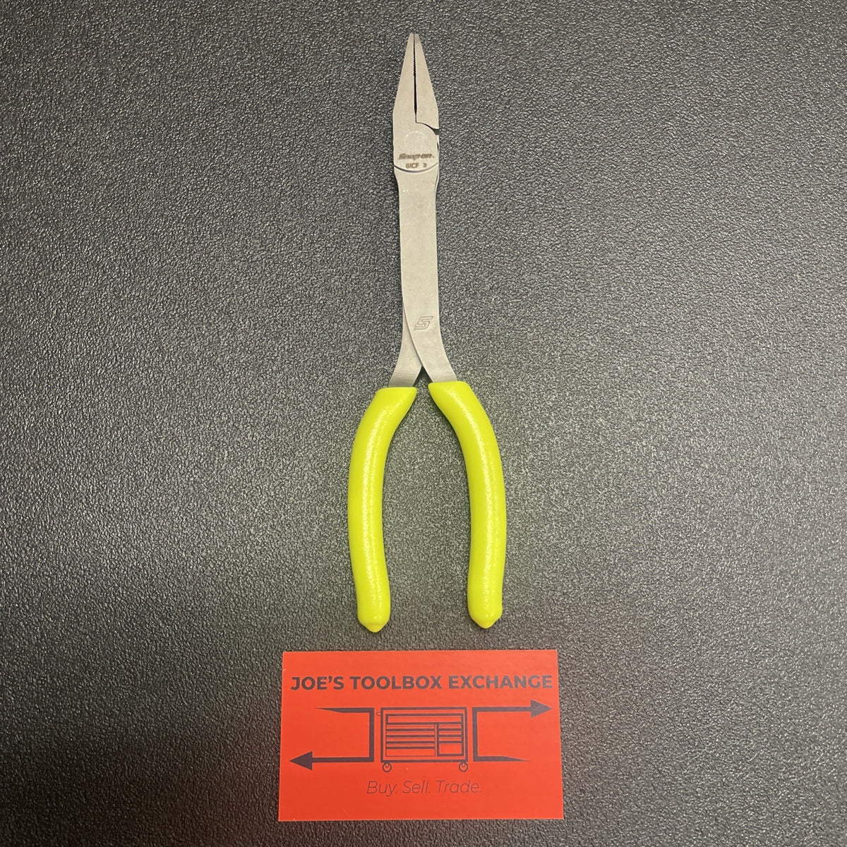 Snap-on Tools USA NEW Hi Viz Soft Grip 8" Duck Bill Pliers 61CFHV